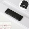 Simple Flat Concealed Buckle Drawer Cabinet Handle Invisible Gusset Furniture Hardware Aluminum Alloy Cabinets Closets Handle