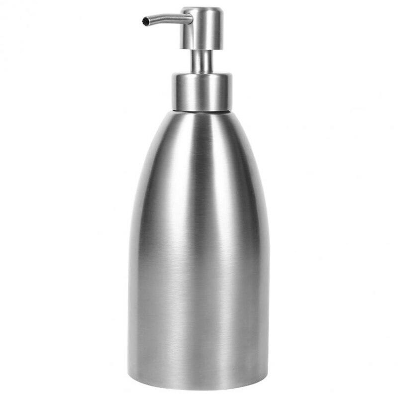 500ml Stainless Steel Soap Dispenser Kitchen Kitchen Dispenser Bathroom Faucet Shampoo Soap Box Deck Mounted Detergent Bottle | Liquid Soap Dispensers