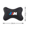 LVLL3 Suede Car Neck Pillow Seat Headrest For BMW M Emblem E46 E36 E34 F10 E90 F30 E60 F30 E53 E30 E92 E87 Auto Accessories