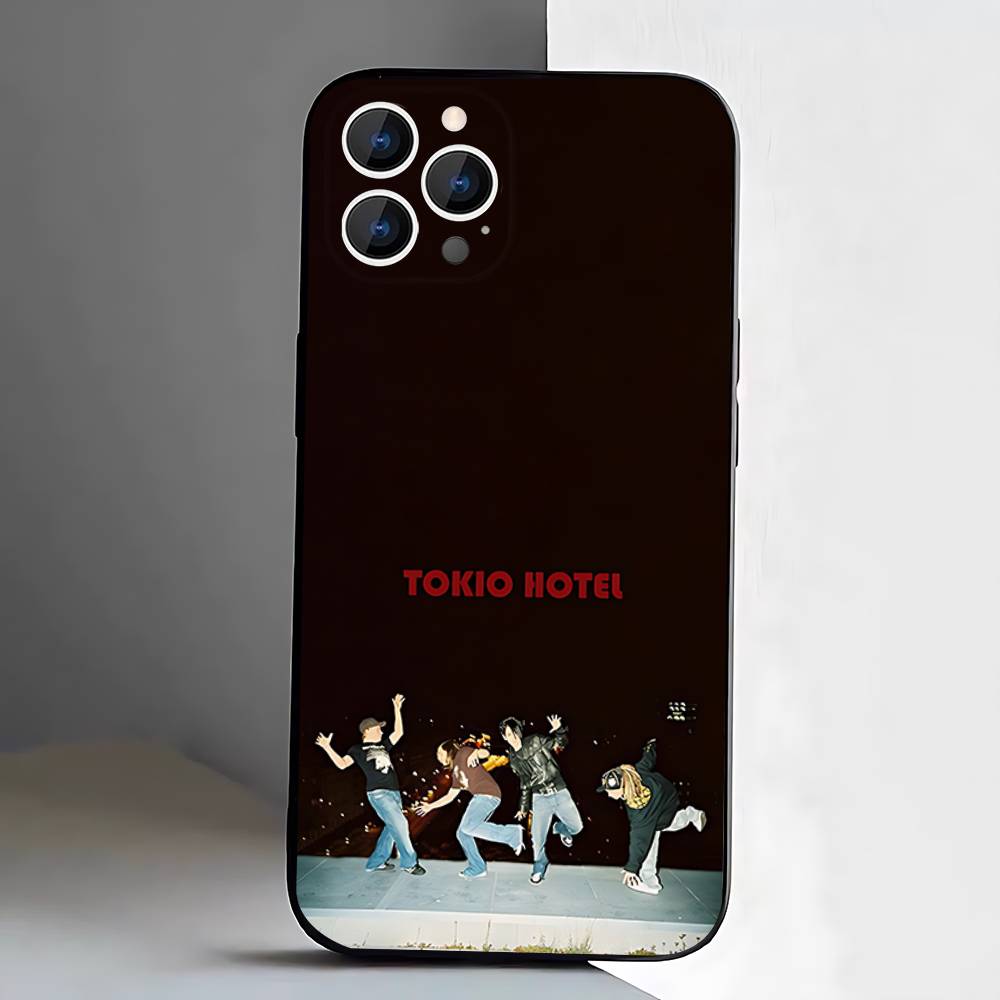 Том Билл Каулитц Т-Токио Отели Черный Чехол Для iPhone 17 13 14 15 11 16 12 Pro Max Pro Max Plus E Air Mini Чехол-Оболочка для Телефона