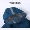 Practical Waterproof Dog Raincoat Adjustable Towable Dog Rain Cloak Reflective Puppy Rain Jumpsuit Rainy Season