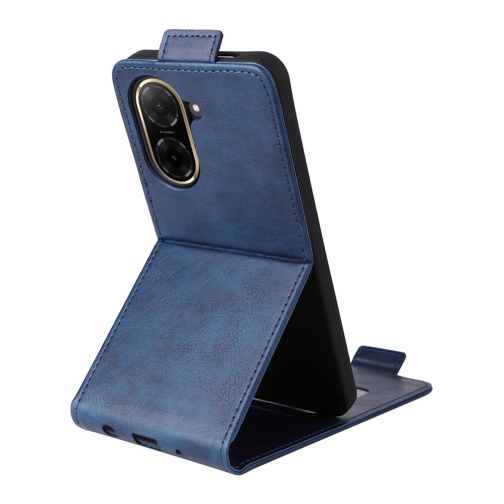 For Xiaomi Redmi A5 4G (171.7mm)/Poco C71 4G Stand Case Magnetic Clasp Vertical Flip Leather Phone Cover with Card Holder