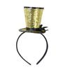 Kids Vintage Fascinator Top Hat Exquisite Glitter for Tea Party Children Costume Pillbox Hat Headwear for