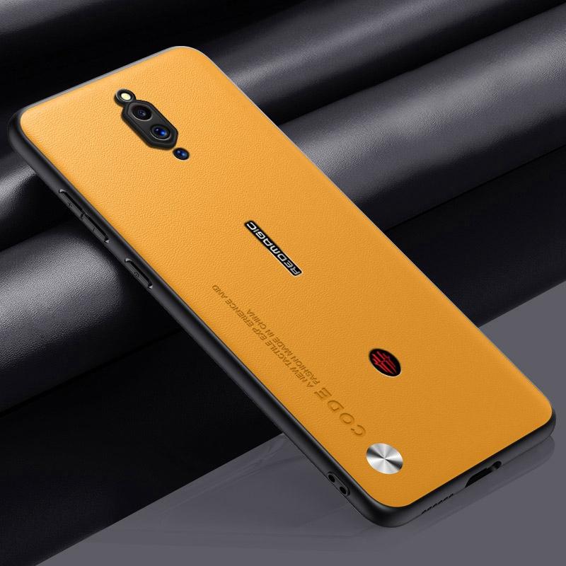 Роскошный чехол из искусственной кожи для Nubia Red Magic 5G 5S, матовая задняя крышка, силиконовый чехол с полной защитой для телефона RedMagic 5G 5S Coque