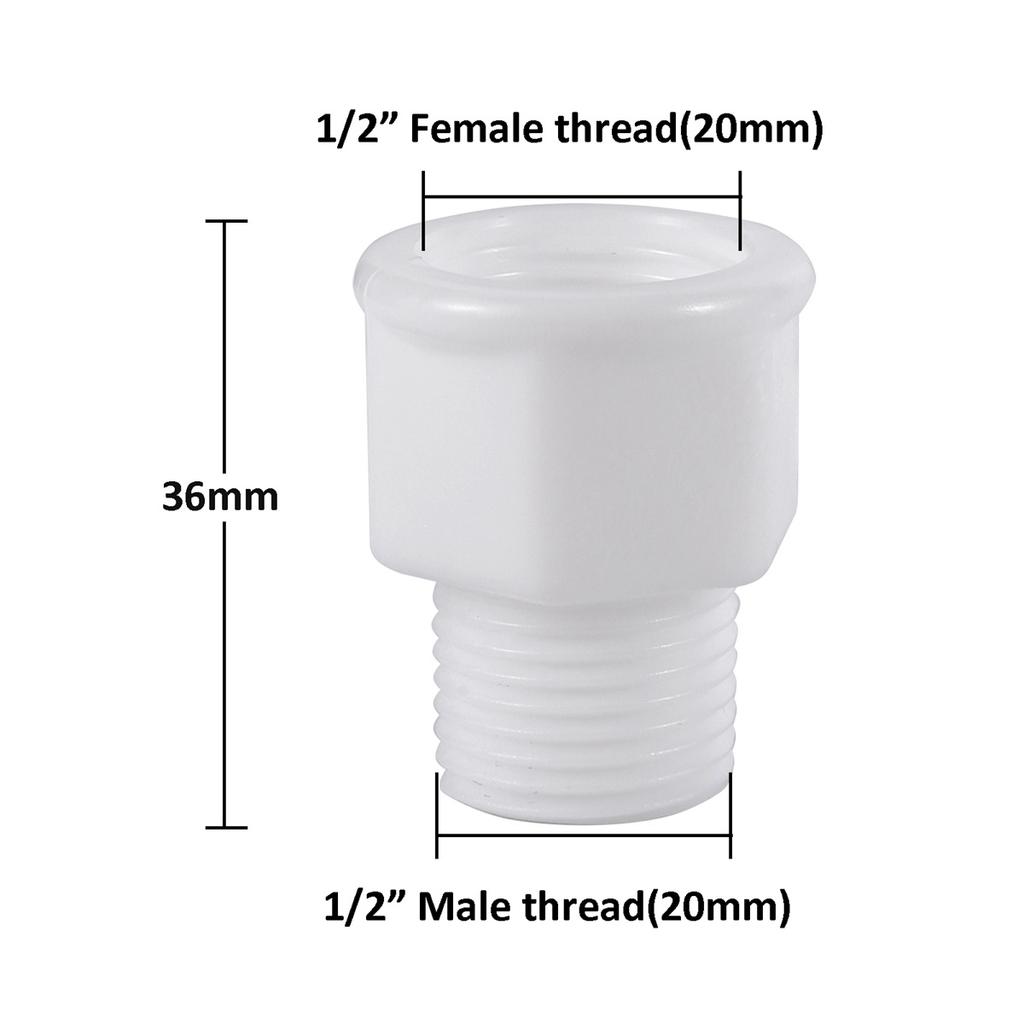 Редуцирующие соединители с внутренней/наружной резьбой 1/2", 3/4", 1" Пластиковые фитинги для садового полива, дренажные фитинги для аквариума, аквариума 5 шт.