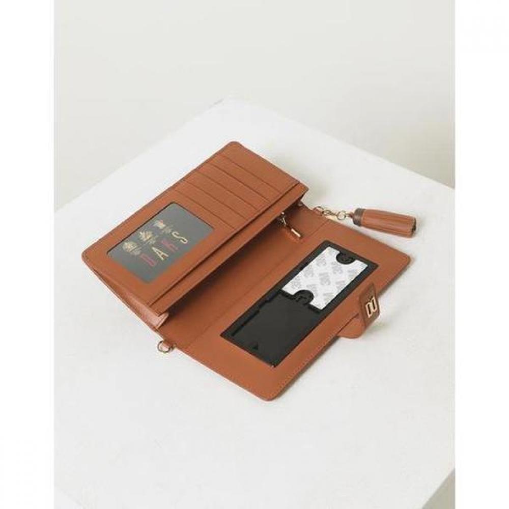 Daks Brown Check Leather Phone Case Dcho3e328w2