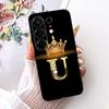 Чехол для Tecno Camon 50 4G CN5 Роскошный чехол с буквами-коронами Мягкий ТПУ чехол для телефона для Tecno Camon 50 Pro 4G CN5c Camon50 Fundas Сумки