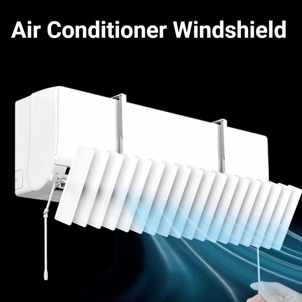 Adjustable Air Conditioner Windshield Universal Air Conditioner Outlet Baffle for Home/Office