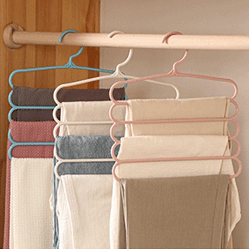 Convenient Multi-layer Towel Scarfs Racks Pants Rack Clothes Rack Trousers Hangers Storage Holders