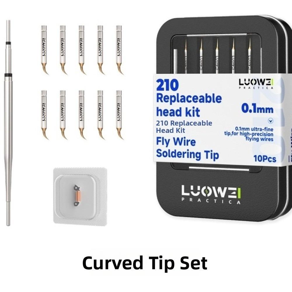 Replaceable Tip Soldering Iron Tips Interchangeable Solder Head for BGA Rework