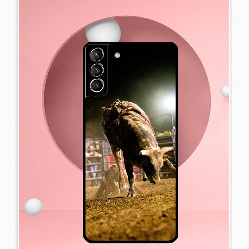 Bullfight Bull Fighter Case For Samsung Galaxy S25 Ultra S25 FE S20 S21 S22 S23 Plus S9 S10 S24 Ultra Cover Funda