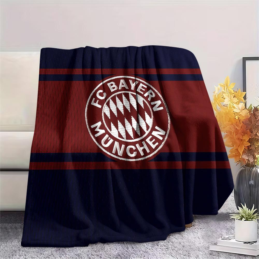 FC Bayern München Flannel Blanket, High quality Comfortable for All Seasons, Home Decor, Warmth and Comfort