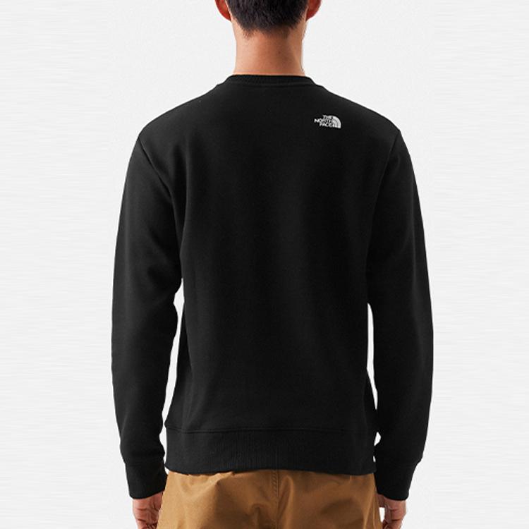 THE NORTH FACE Sweatshirts Men's Black Crew Neck Moderate Straight Fit NF0A81MR-JK3