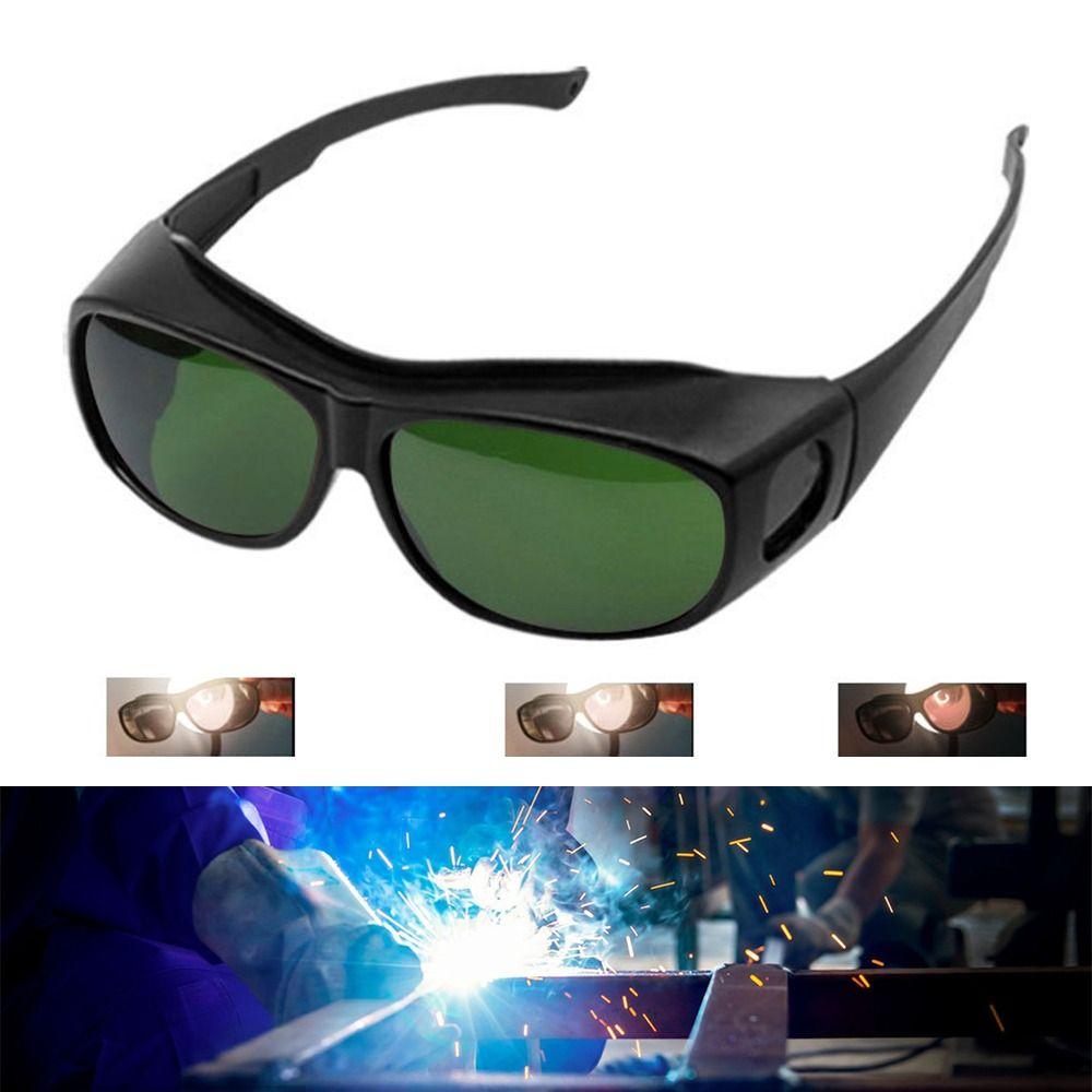 Ultra Light Welding Goggles Dark Green Lens Eyes Protector Durable Working Safety Glasses
