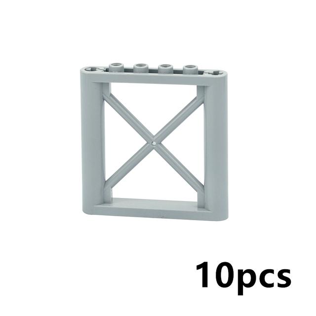 Военная база Колючая проволока Город из строительных блоков Военная сцена Аксессуар Забор Изолирующая сетка Детали MOC Кирпич 30104 92338 Цепь