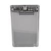 Прозрачный 2,5-дюймовый бокс-кейс для SATA HDD SDD, Type-C, мобильный жесткий диск, внешнее устройство, UASP (Нет