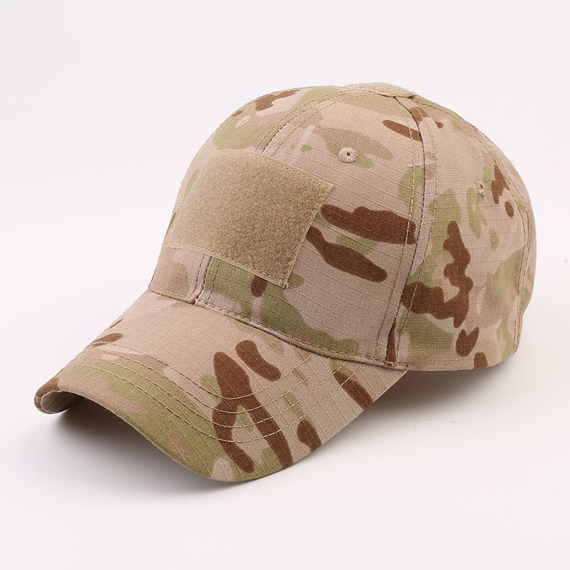 Arrival Camouflage Hat Handsome Military Fans Outdoor Python Baseball Cap Men's Tactical Peaked Cap Military Training for Middle and Large Students