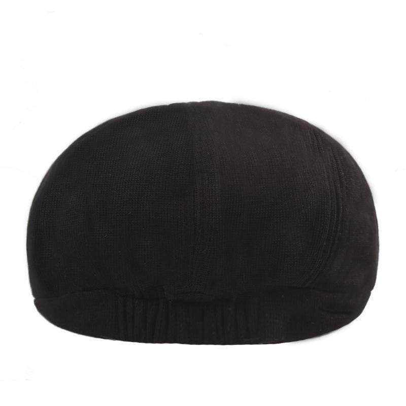 Шляпа художника Восьмиугольная шляпа Зимняя однотонная вельветовая шляпа Молодежный берет Кепка газетчика