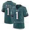 Jalen Hurts Philadelphia Eagles 1 Football Jersey Mens Sports Uniform Black