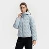 Fila Fitness Series Simple Fashion Casual Sports Warm Comfortable Versatile Short Thin Down Jacket Women Outerwear Sky-Blue A11W541912FLB