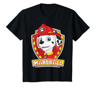 Детская футболка Paw Patrol для детей Маршалл Смелый Пожарный Щенок Герой Приключений