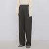 LESS 2023 Winter Wool Blend Straight Trousers