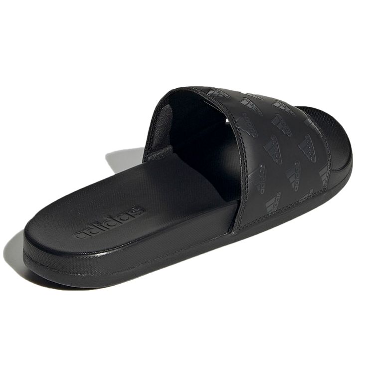 Adidas Adilette Comfort Slide Repeat Logo - Black Unisex Sneakers Core-Black Carbon GV9736