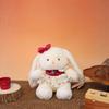 Плюшевая игрушка-кролик из мягкого коротковорсового материала в подарок детям и подросткам