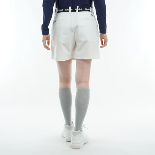 Женские кюлоты Admiral Golf с 4-сторонними складками-гофре, белые