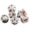 Игральные кости DND 7 шт. Непрозрачные кровавые многогранные игральные кости для настольной игры DND Roll, аксессуары для игрового стола