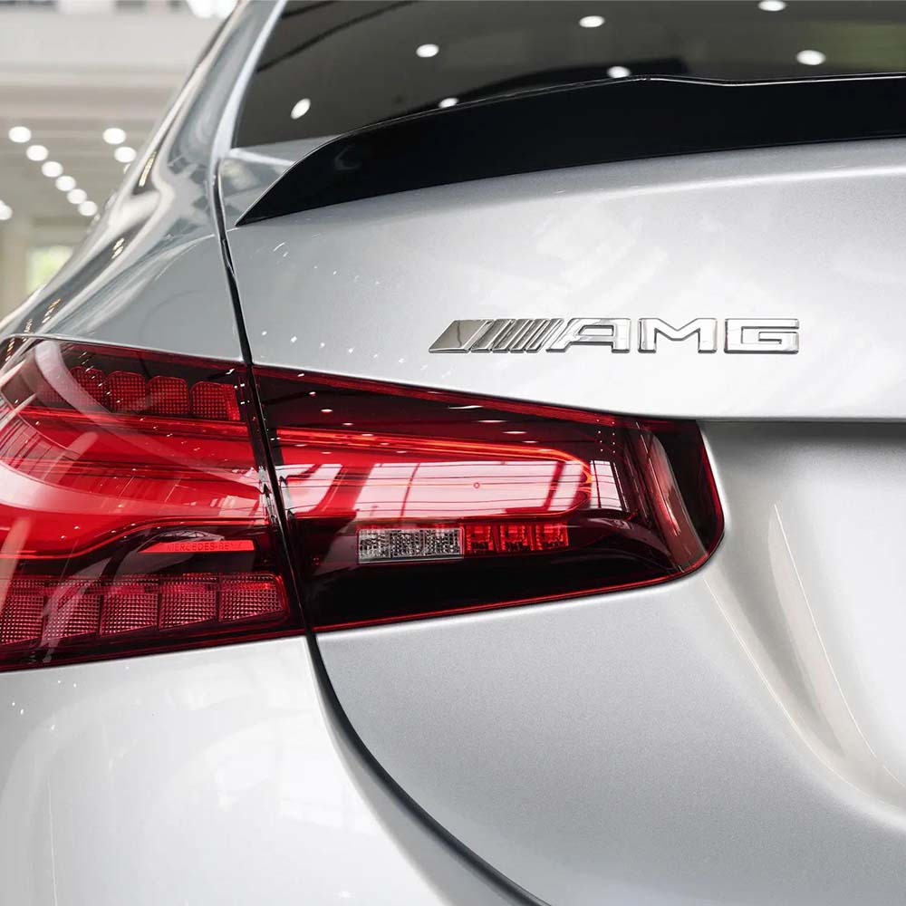 Car Sticker 3D ABS Rear Trunk Words Logo Decals For Mercedes Benz AMG A B C E M R G S Class GLA GL CLA CES CLS SLK GLK CLK