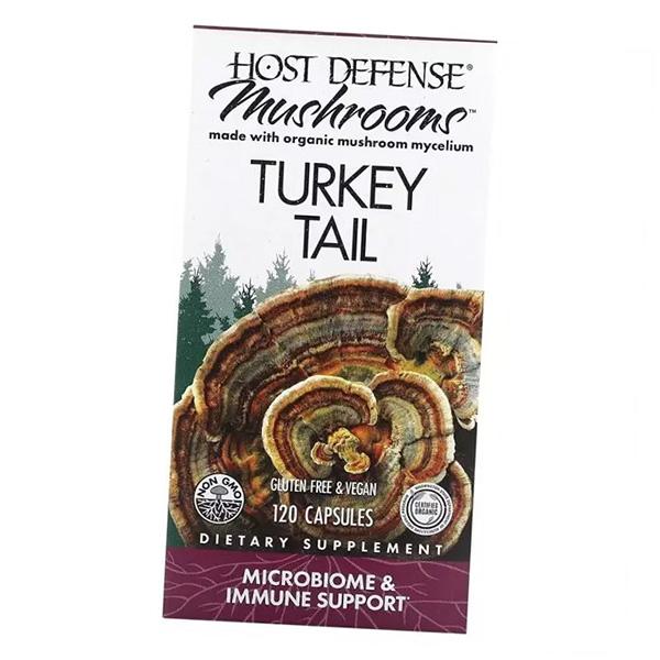 Гриб Трутовик разноцветный, Host Defense Mushrooms Turkey Tail, Fungi Perfecti (71441008)