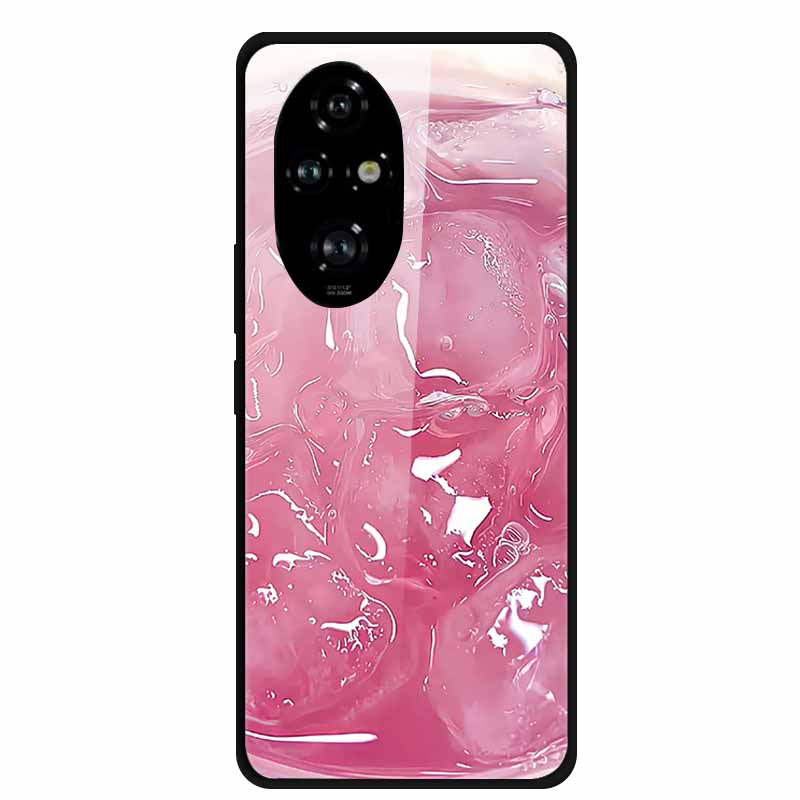 Glass Phone Case For Honor 200 PRO Back Shield Cover Cases for Huawei Honor 200Pro Bumper Funda Hard Tempered Fashion Coque Capa