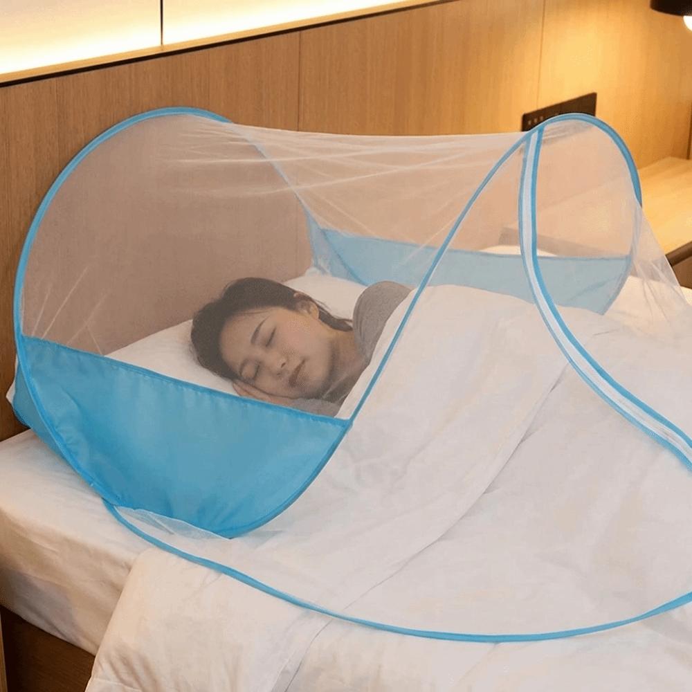 Single Foldable Mosquito Net Breathable Mosquito Bar Frame Convenient Travel Mosquito Net Hotel