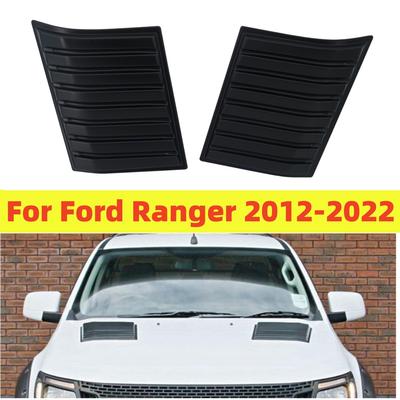 2 шт. Боковые воздухозаборники, накладки на капот для Ford Ranger 2012-2022, АБС-пластик