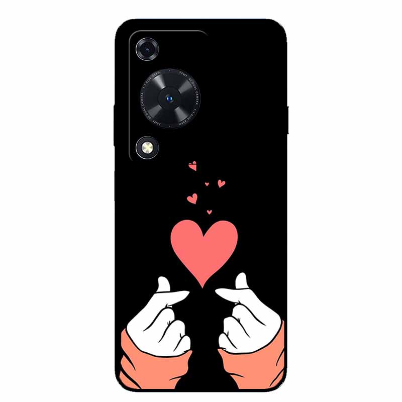 Чехол для телефона Huawei Nova Y63/ Y72S Чехол Животное Мягкий ТПУ Силиконовая Задняя Крышка Чехол Для Huawei Nova Y72S ТПУ Черный Funda Nova Y63