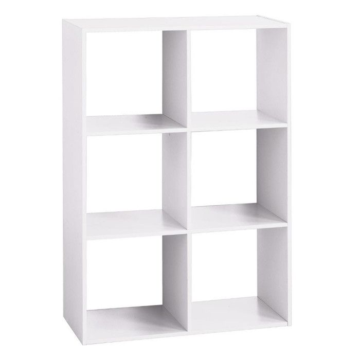 Étagère 6 cases Mix Atmosphera - Blanc
