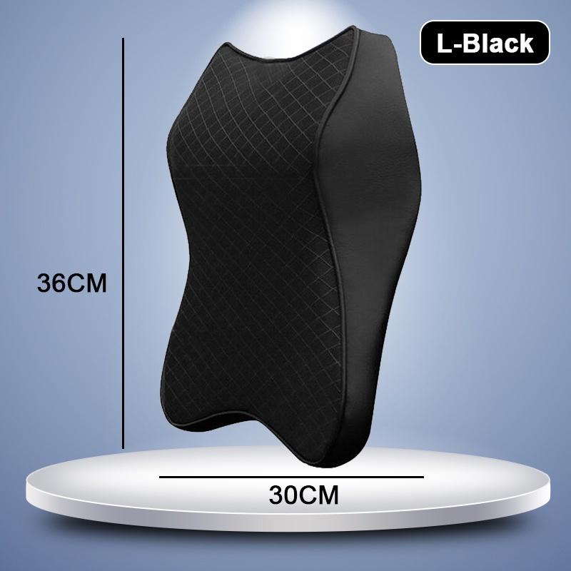 Подушка для подголовника автомобильного сиденья, 3D подушка из пены с эффектом памяти, облегчение боли в голове и шее, поддержка шеи в путешествиях, дышащая сетчатая ткань, пена с эффектом памяти