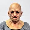 Old Man William Headgear, Old Lady Headgear, Wig, Elderly Mask, Halloween Imitation Human Latex Mask