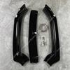 Front Bumper Splitter Diffuser for Peugeot 208 GTI PureTech THP BlueHDi VTi HDi 2012-2015 Spoiler Lip Body Aero Kit Tuning Parts