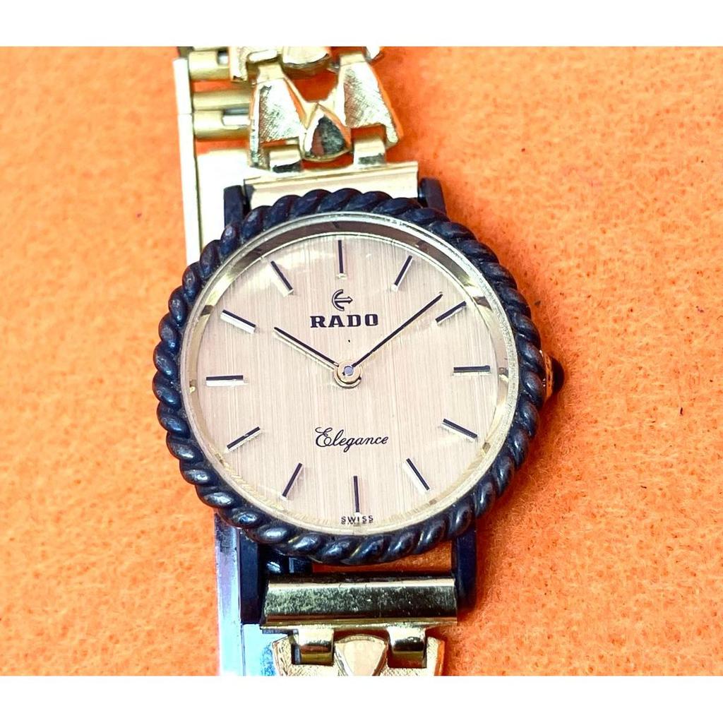 Б/у Серебряный SILVER925 RADO Elegance Rado Elegance часы с ручным заводом