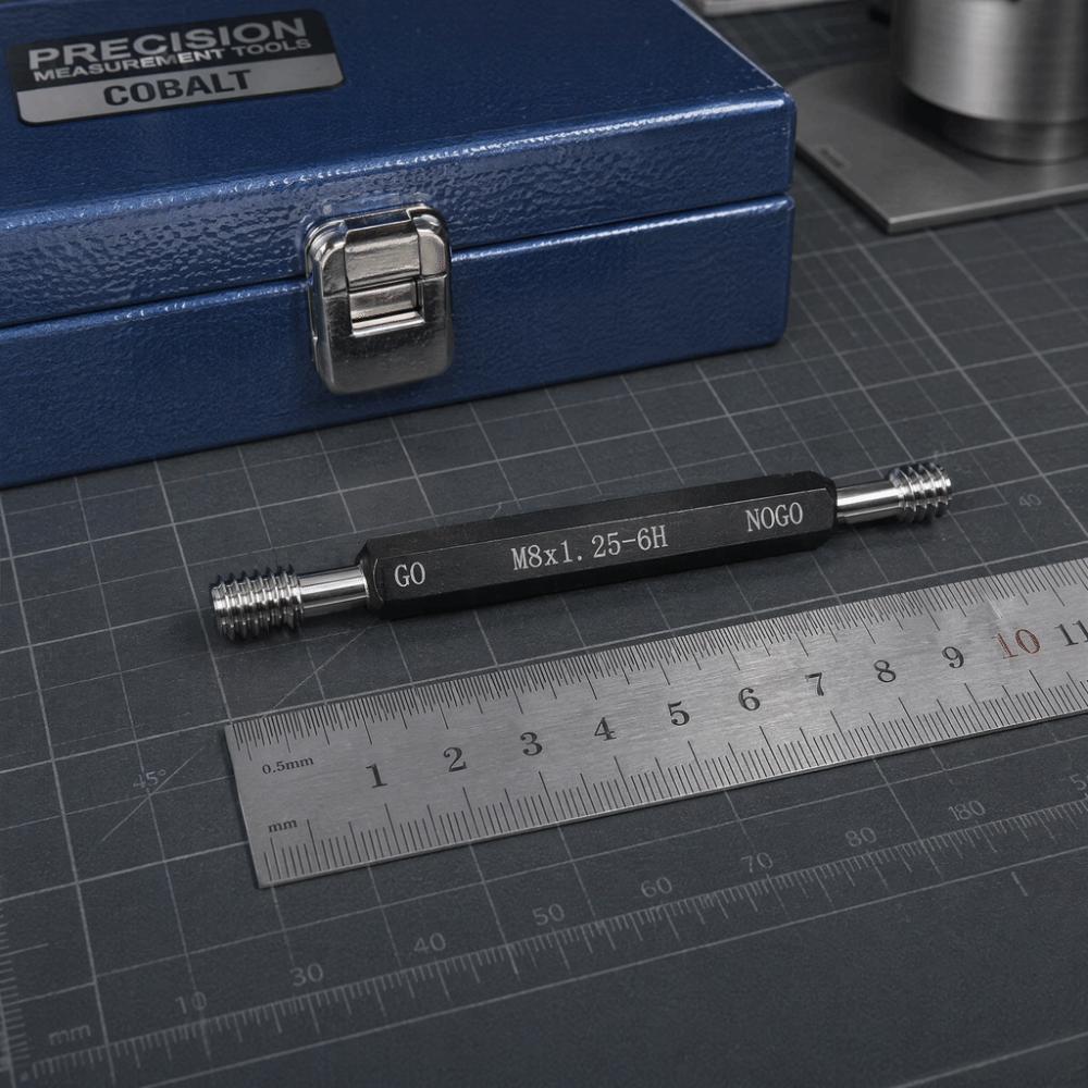 6H Tolerance Thread Gage 90mm Length Metric Thread Gauge Steel Thread Gauge Measurement Tool