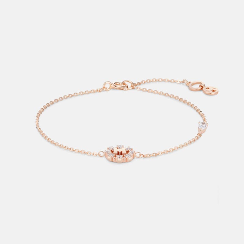 METROCITY JEWELRY M Basic Sterling Silver Rose Bracelet A231SB9224RPA