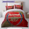 Arsenal F Pattern Bedding,Quilt Set Quilt Cover Pillowcase Home Birthday Gift(1 * duvet cover + 2 * pillowcase, without core)