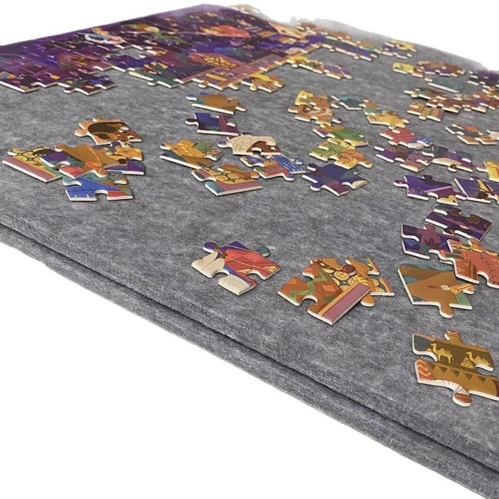 Thickened Puzzle Storage Board Felt Surface Puzzle Workbench Home Entertainment