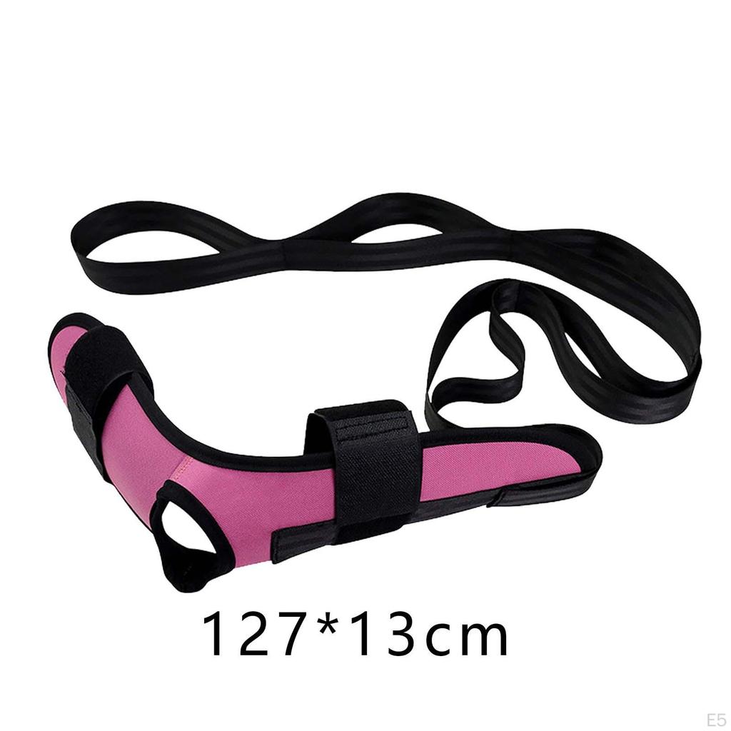 Фитнес-растягивающийся ремень для подколенных сухожилий, легкие принадлежности для упражнений, пояс с несколькими петлями для ног