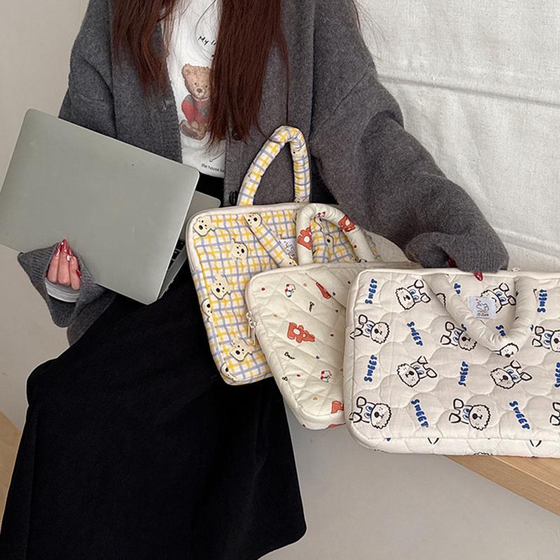 Ins Симпатичная сумка для ноутбука 14 дюймов, портфель, чехол для Macbook Air Pro Xiaomi Huawei Lenovo Asus HP, сумка для ноутбука