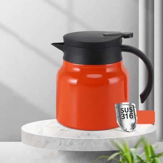 800/1000 мл чайник большой емкости с герметичной изоляцией из нержавеющей стали, термочайник для тушения кофе с фильтром, товары для дома