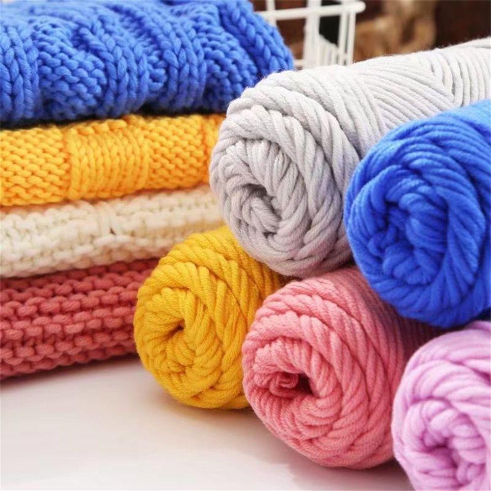 Thick Lover Scarves 100g Soft DIY Knitting 8 Ply Thread Milk Cotton Yarn Woolen Yarn Chunky Crochet