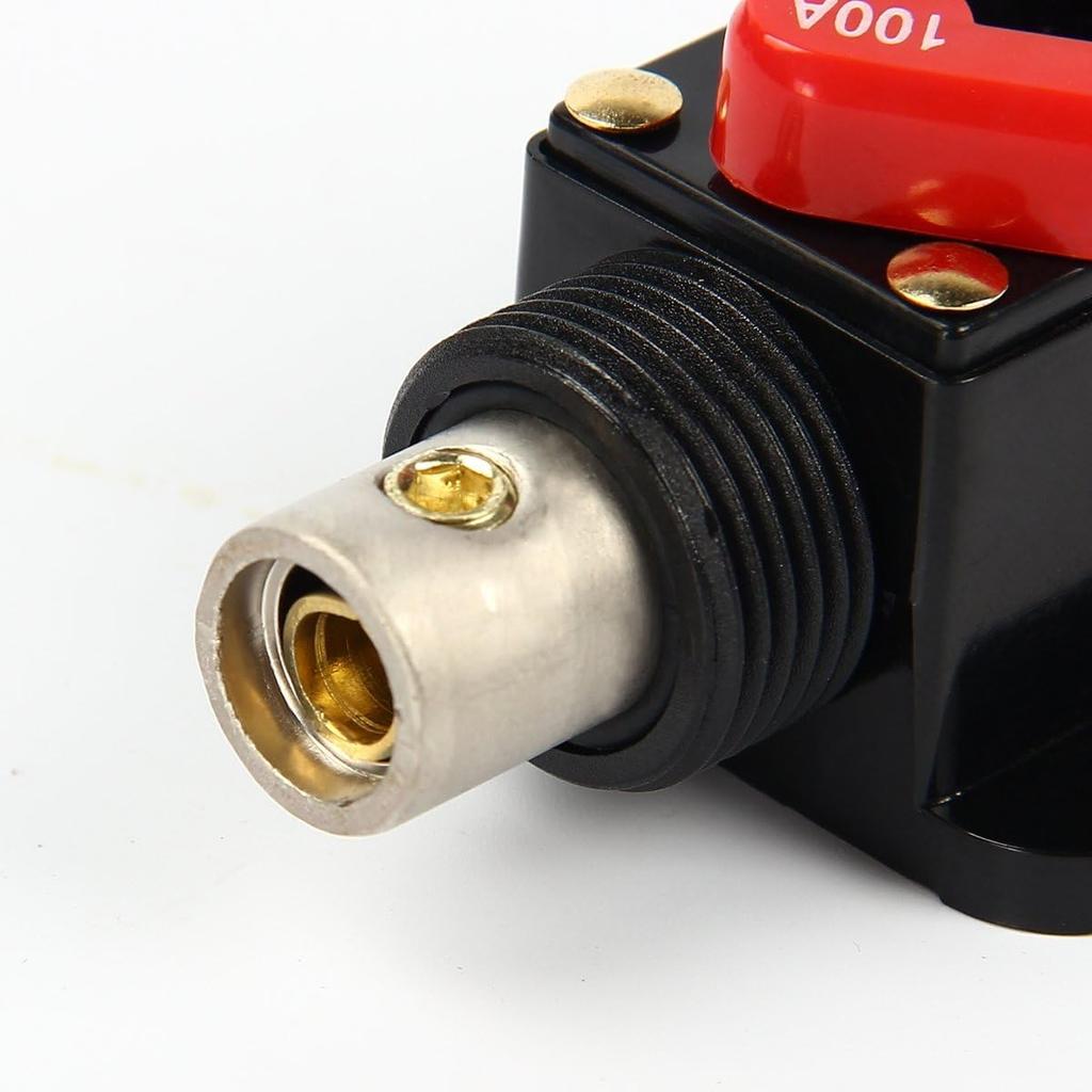 12V-24V DC Inline Car Circuit Breaker Manual Reset Switch Audio Fuse 20A/30A/40A/50A/60A/80A/100A